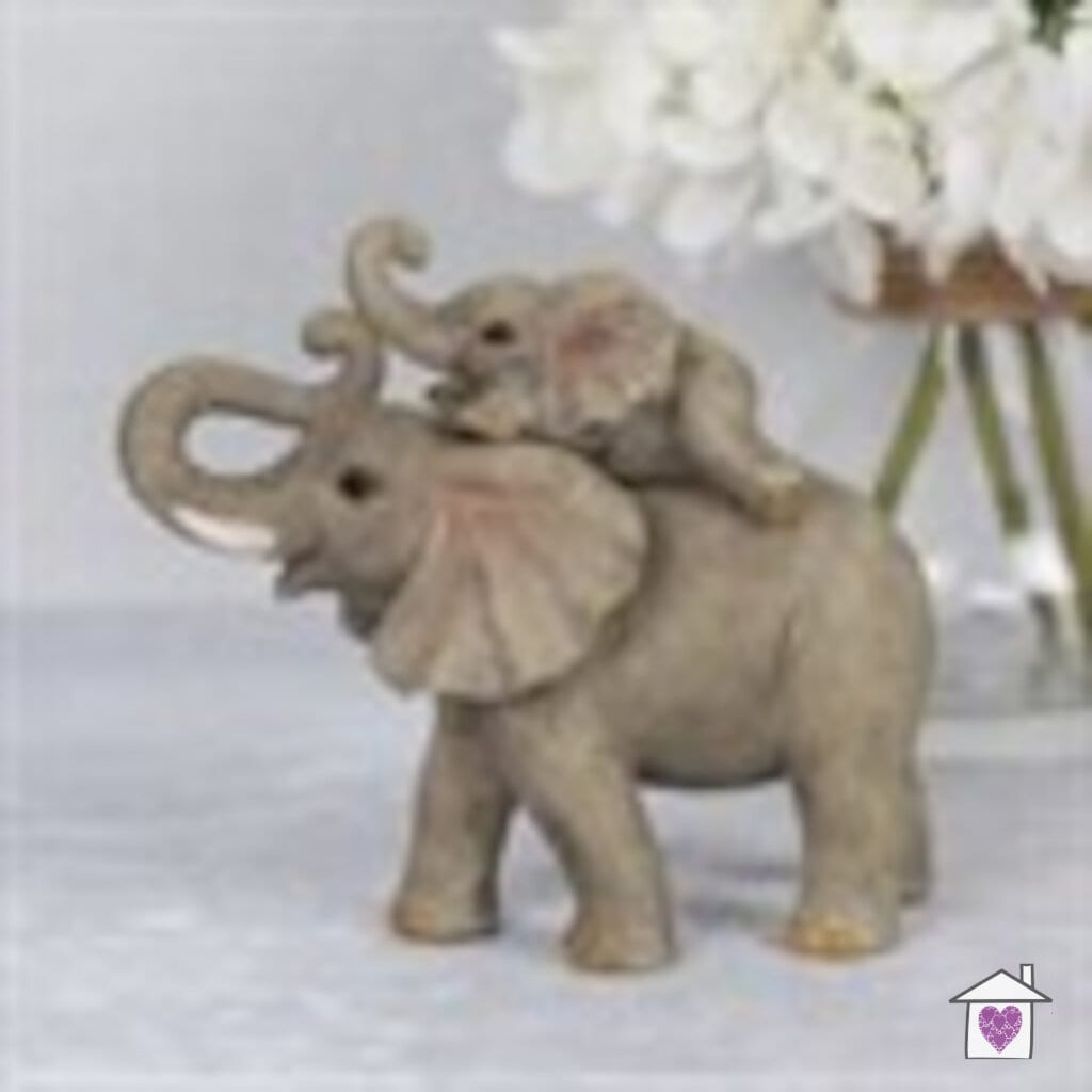 Elephant Adventure Mother and Baby Ornament - Image 4