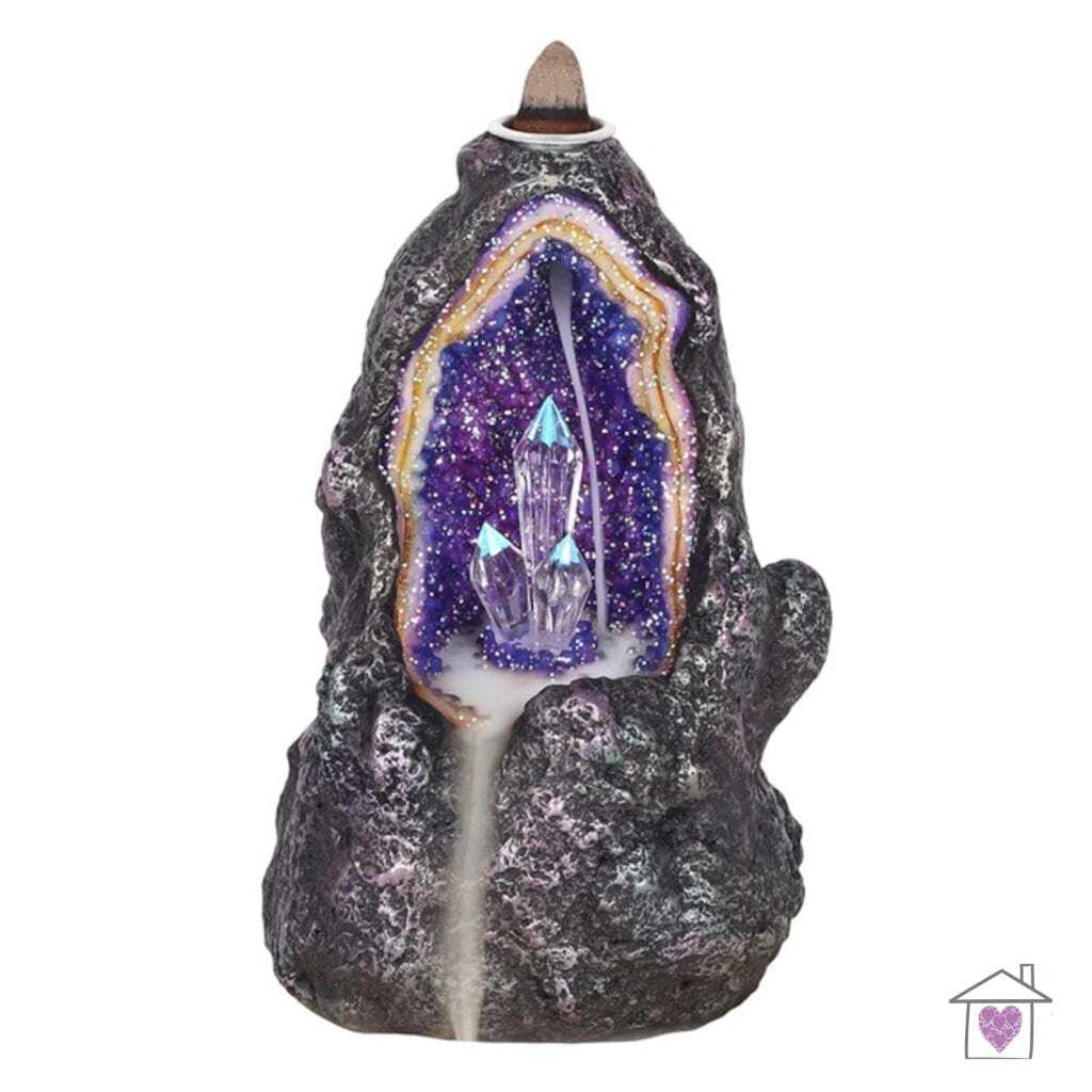 Glowing Crystal Cave Backflow Burner