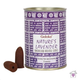 Goloka Lavender Backflow Cones