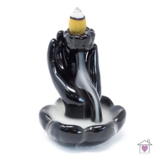Hand & Lotus Flower Backflow Burner