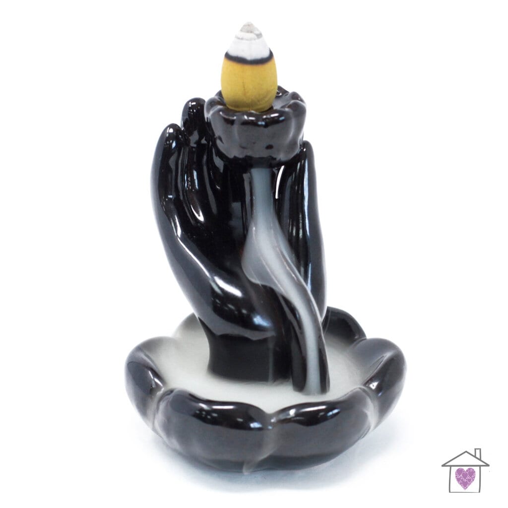 Hand & Lotus Flower Backflow Burner