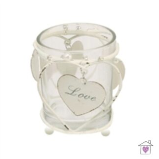 Love Hanging Heart Tealight Holder