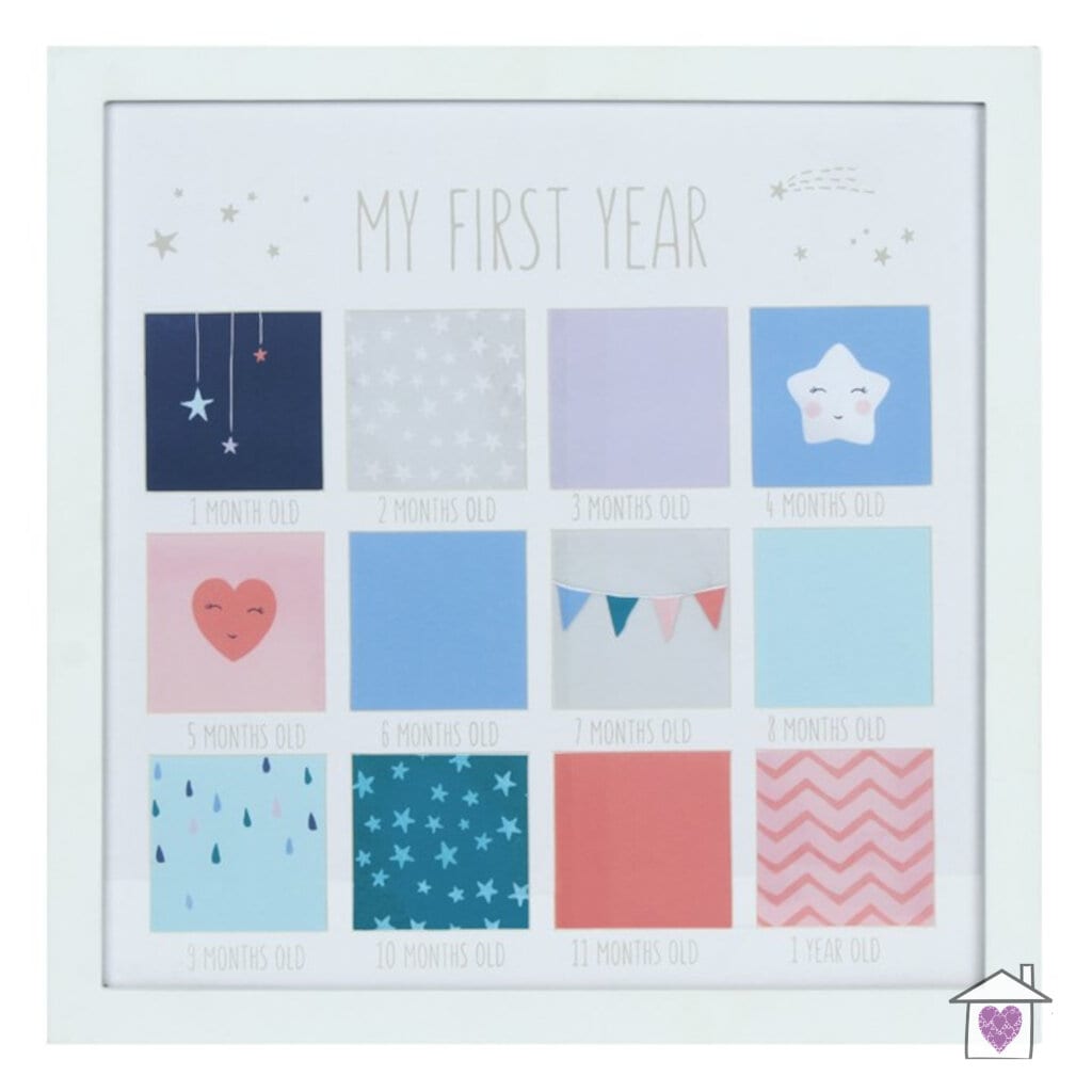My First Year Baby Photo Frames