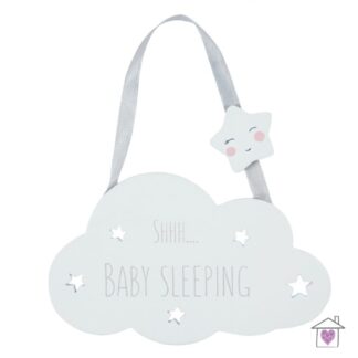Shh Baby Sleeping Hanging Decoration