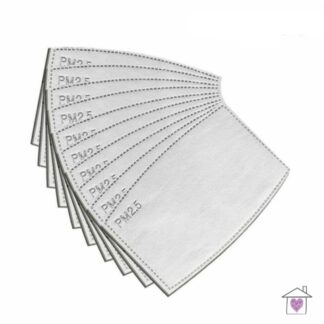 4x PM2.5 Face Mask Filter Insert (Adult)