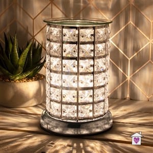 Crystal Touch Sensitive Lamp- Silver