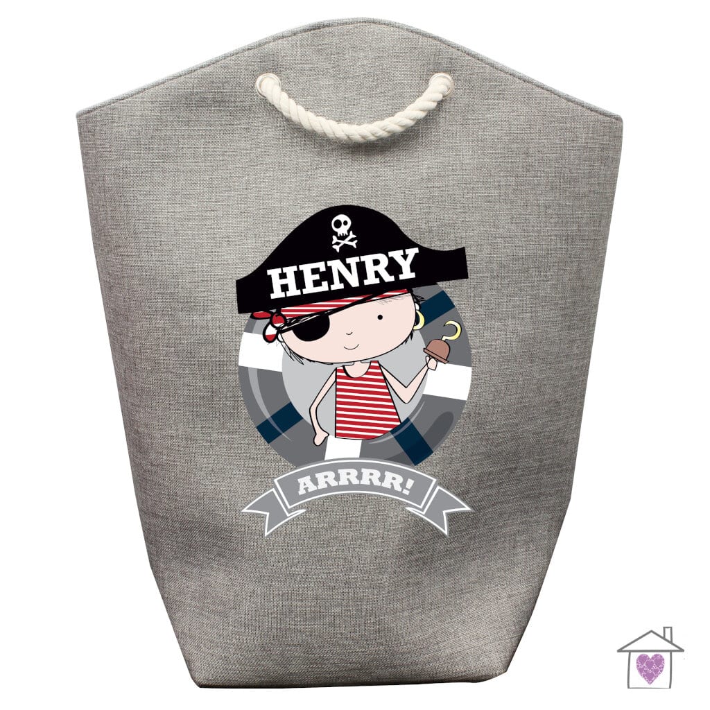 Personalised Pirate Storage Bag - Image 3