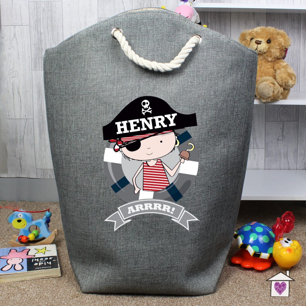 Personalised Pirate Storage Bag