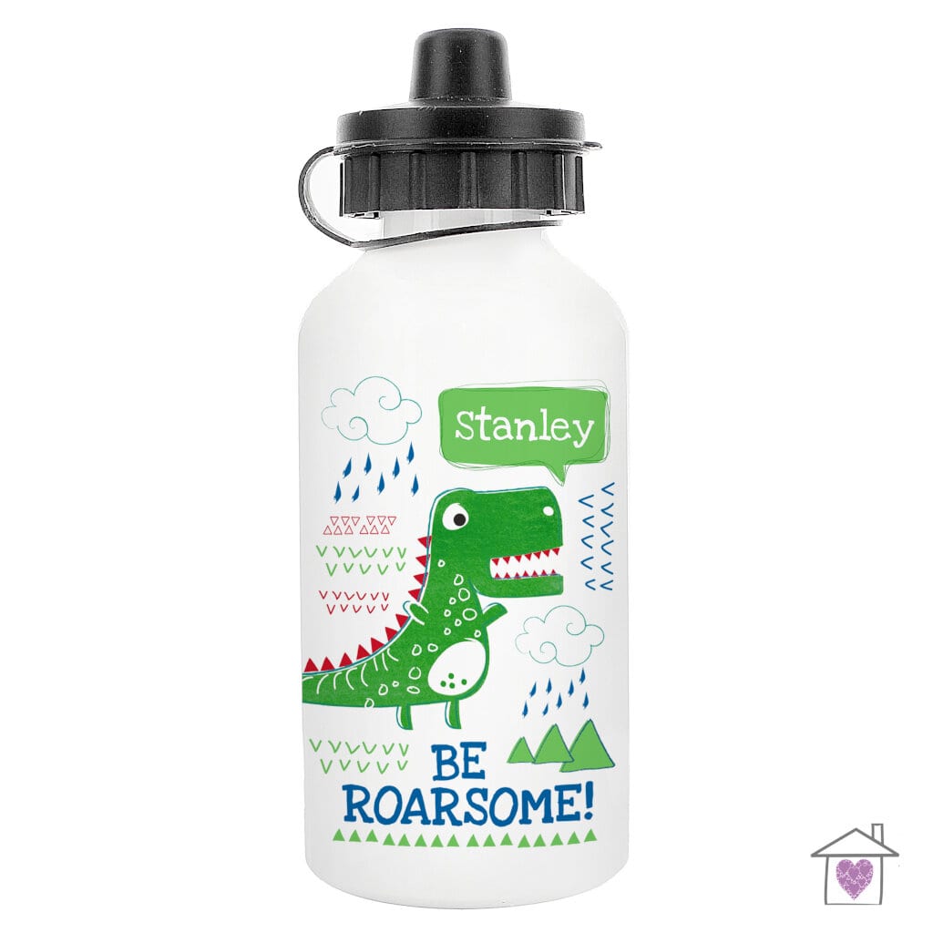 Personalised Be Roarsome Dinosaur Drinks Bottle - Image 3