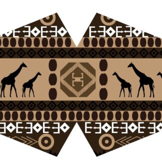 Reusable Fashion Face Mask - African Tribal (Adult)
