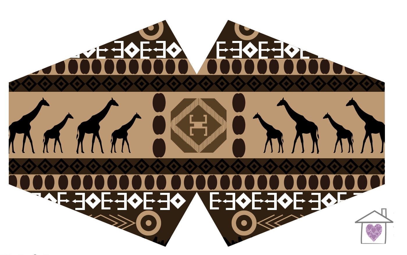 Reusable Fashion Face Mask - African Tribal (Adult)