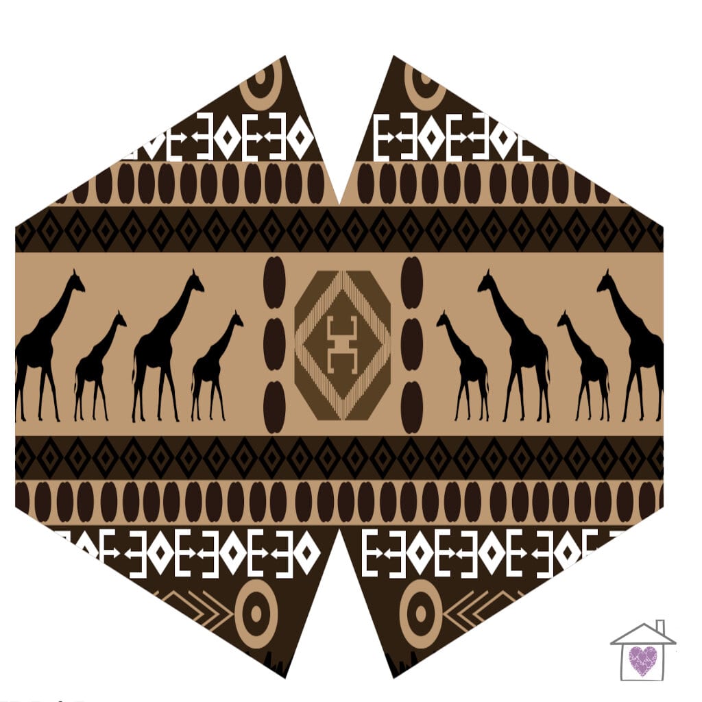 Reusable Fashion Face Mask - African Tribal (Adult) - Image 2