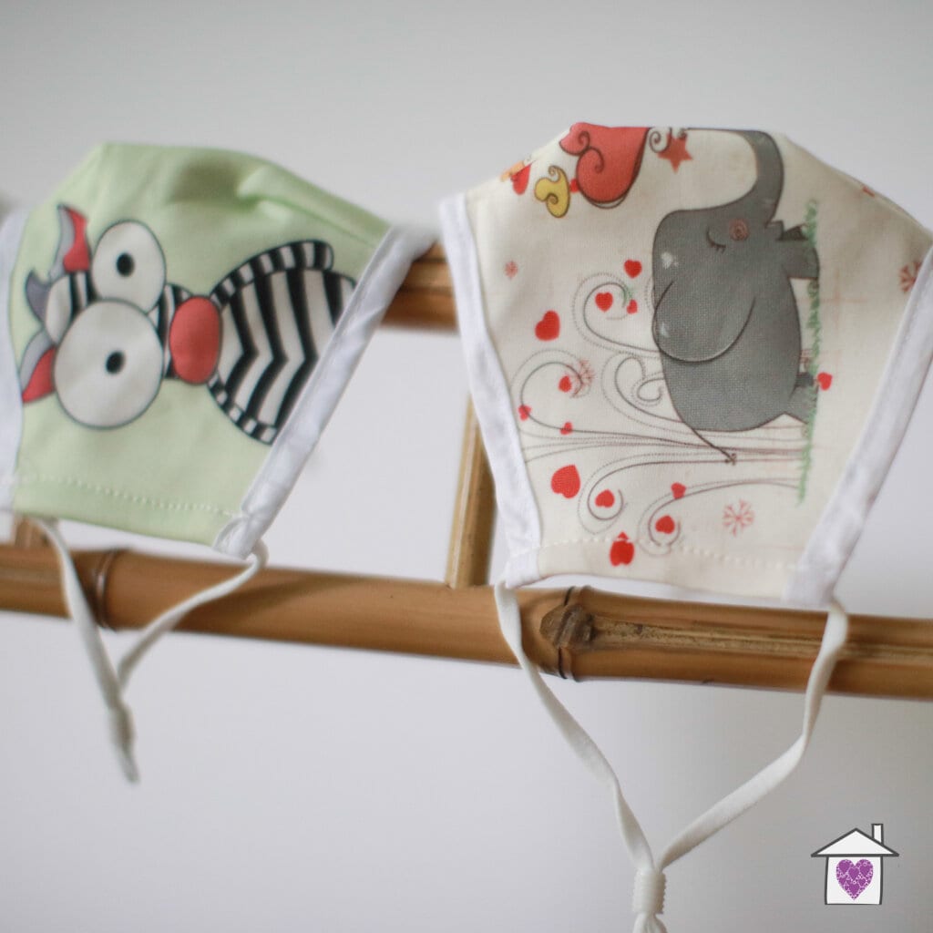 Reusable Fashion Face Mask - Crazy Zebra (Children) - Image 3