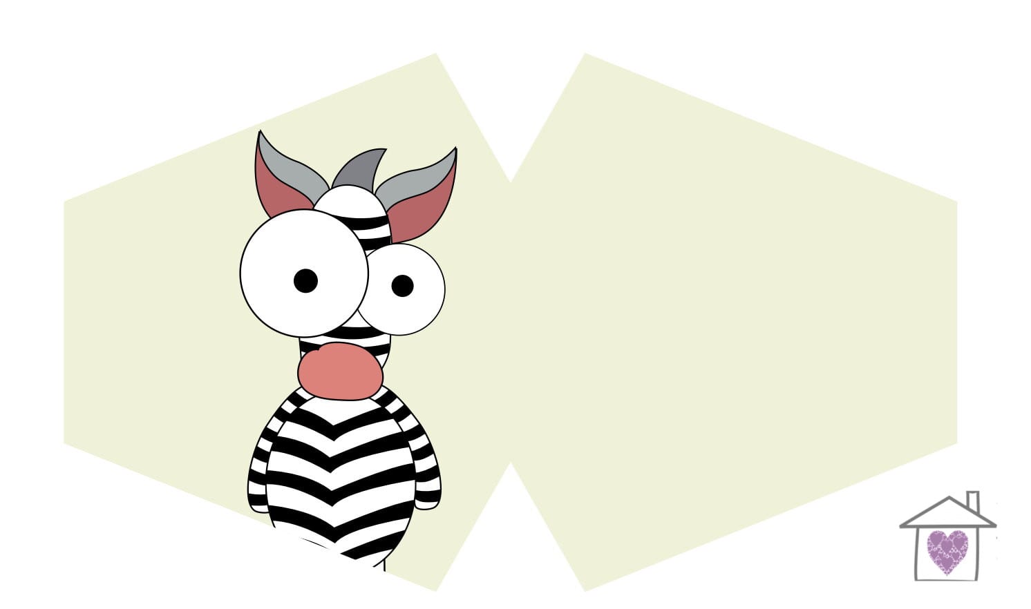 Reusable Fashion Face Mask - Crazy Zebra (Children)