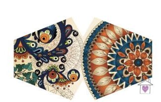 Reusable Fashion Face Mask - Golden Leaves (Adult)