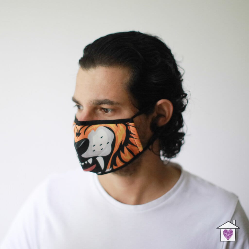 Reusable Fashion Face Mask - Lion (Adult) - Image 2
