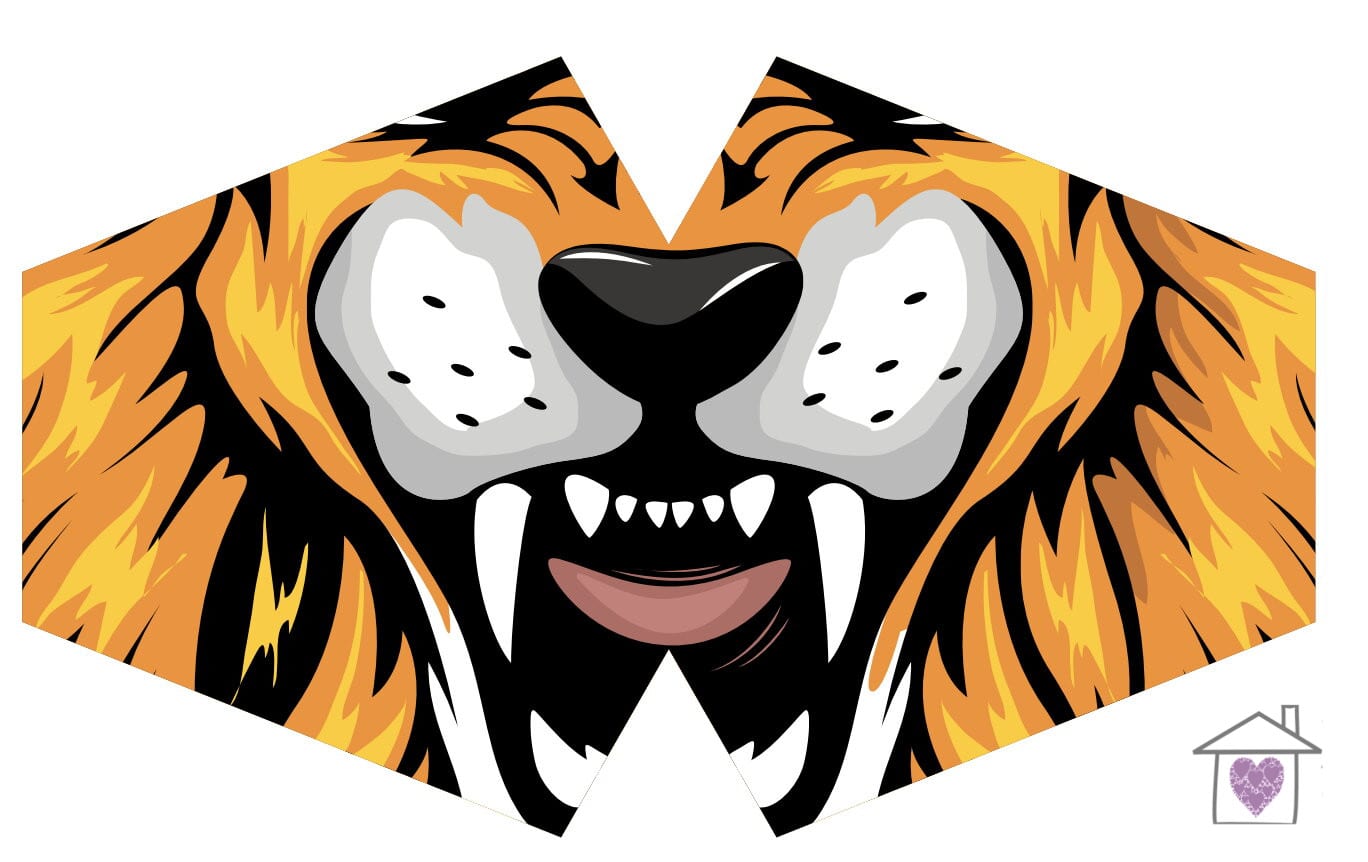 Reusable Fashion Face Mask - Lion (Children)
