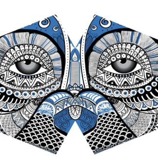 Reusable Fashion Face Mask - Mystical Owl (Adult)