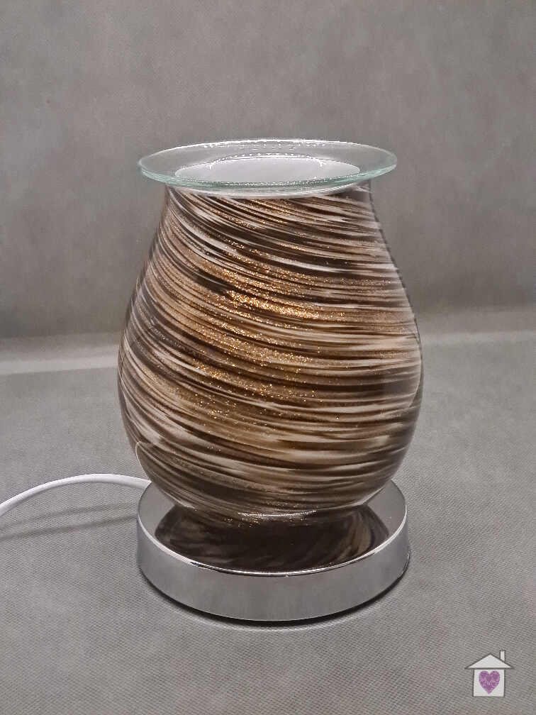 Aroma Touch Sensitive Round Lamp- Glitter Storm - Image 2