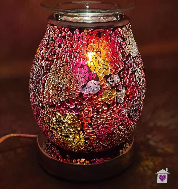 Aroma Touch Sensitive Glass Mosaic- Ruby Eggshell