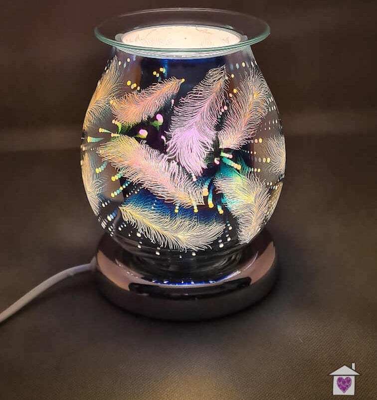 Aroma Touch Sensitive Round Lamp- Feather - Image 2