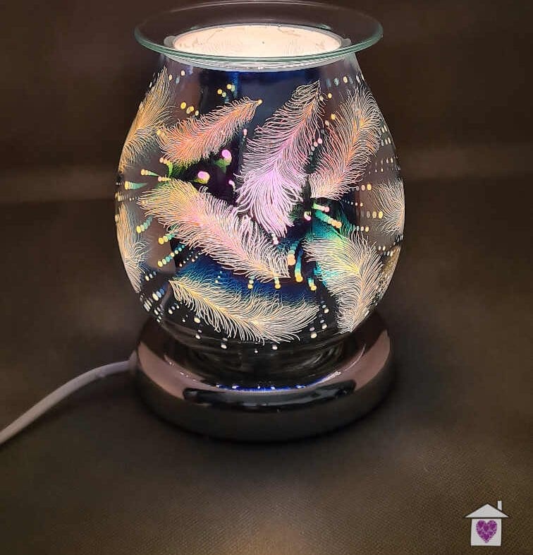 Aroma Touch Sensitive Round Lamp- Feather