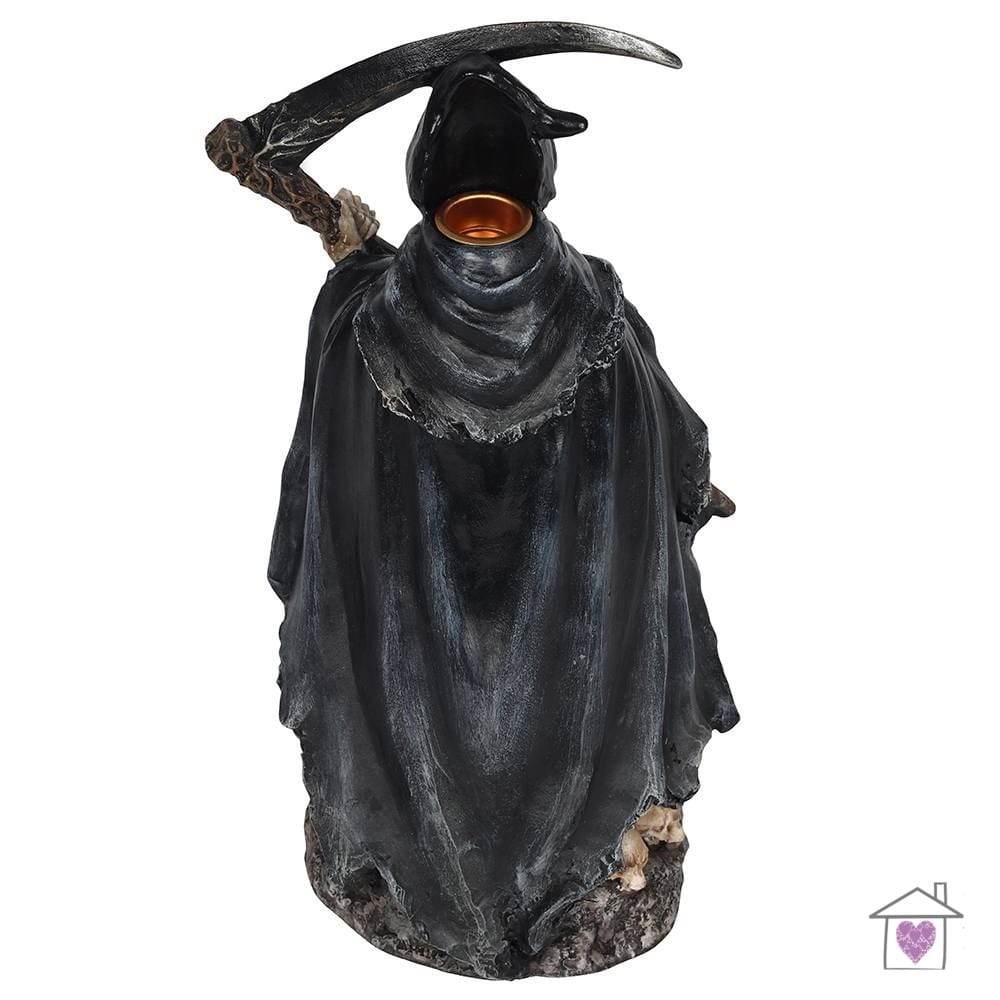 Grim Reaper Backflow Incense Burner with Light - Image 2