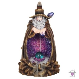 Wizard Backflow Incense Burner with Light
