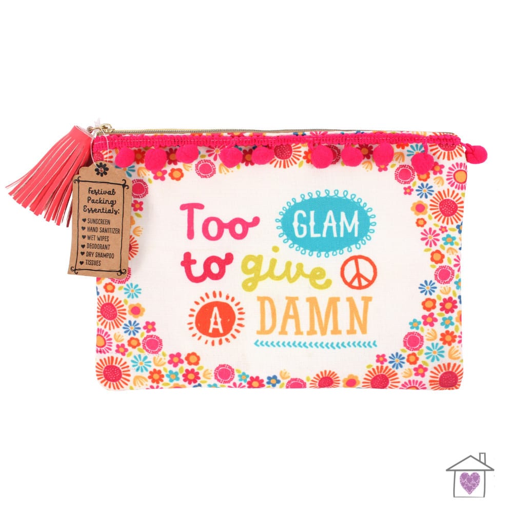 Too Glam to Give a Damn Makeup Pouch
