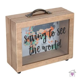 Saving to See the World Money Box