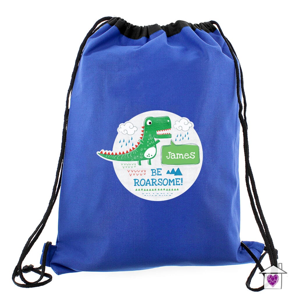 Personalised Blue Swim & Kit Bag 7 Designs - Image 5
