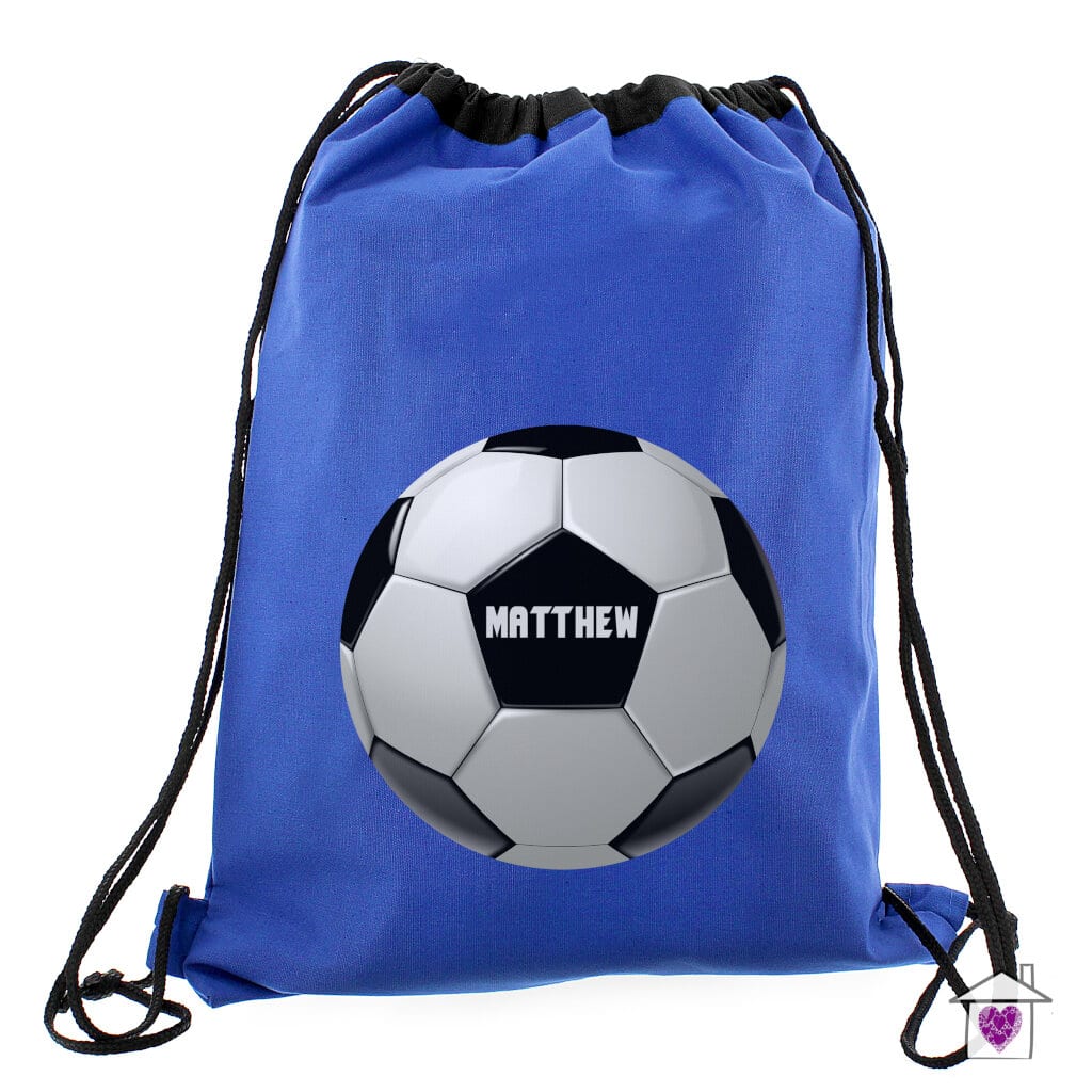 Personalised Blue Swim & Kit Bag 7 Designs - Image 3