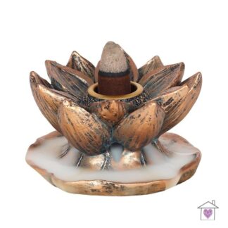 Bronze Lotus Backflow Burner