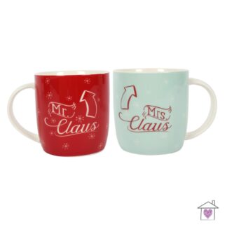 Mr & Mrs Claus Mugs