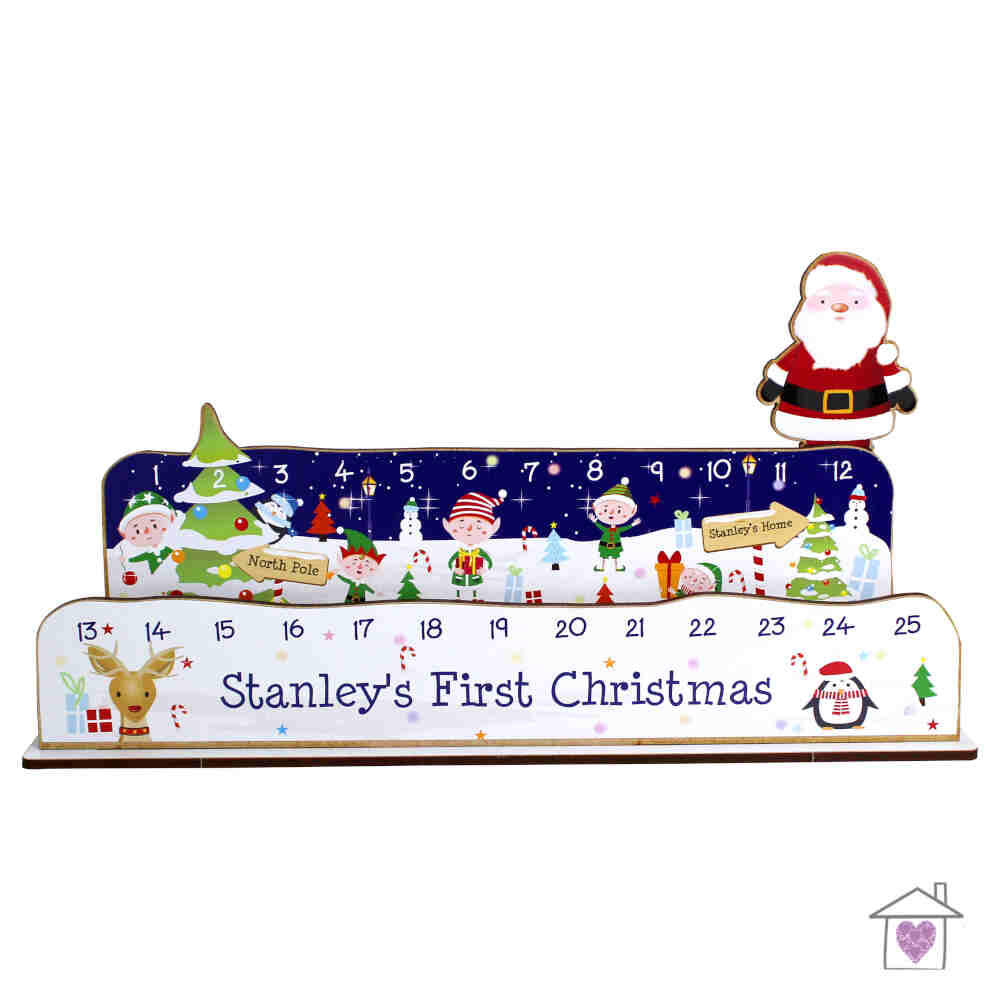 Personalised Make Your Own Santa Christmas Advent Countdown Kit - Image 2