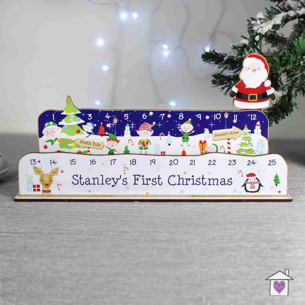 Personalised Make Your Own Santa Christmas Advent Countdown Kit - Image 3