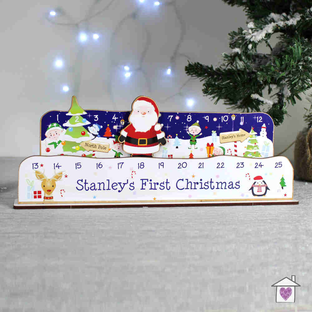 Personalised Make Your Own Santa Christmas Advent Countdown Kit - Image 6