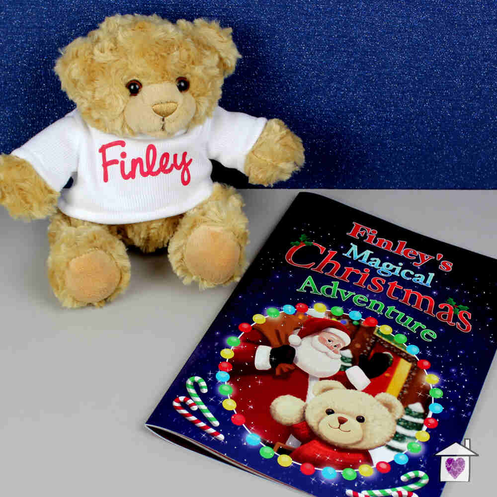 Personalised Magical Christmas Adventure Story Book and Personalised Teddy Bear - Image 4