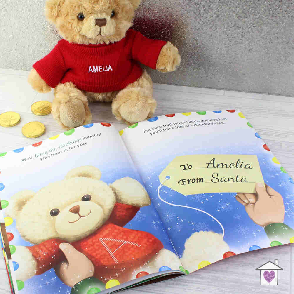 Personalised Magical Christmas Adventure Story Book and Personalised Teddy Bear - Image 10