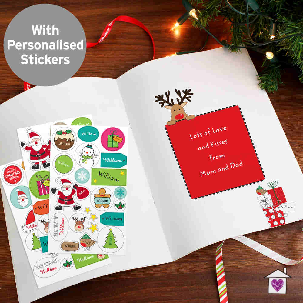 Personalised Christmas Activity Book with Stickers - Image 8