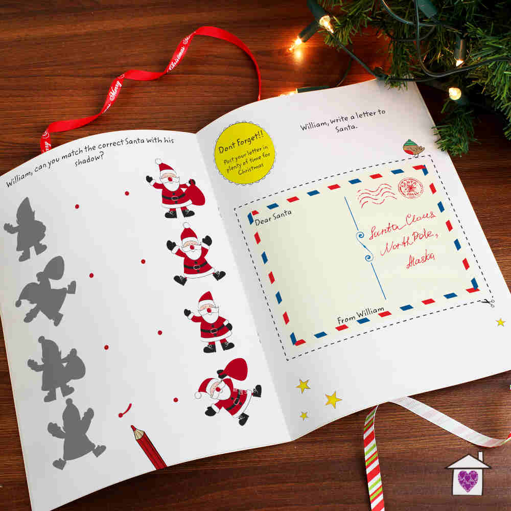 Personalised Christmas Activity Book with Stickers - Image 10