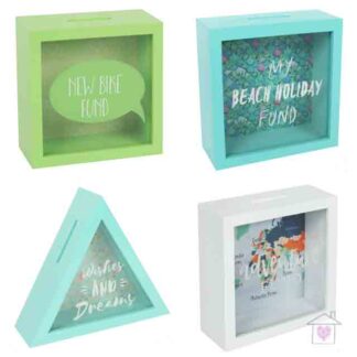 Money Boxes.