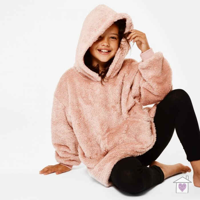 Kids Fleece Hooded Blanket - Image 2