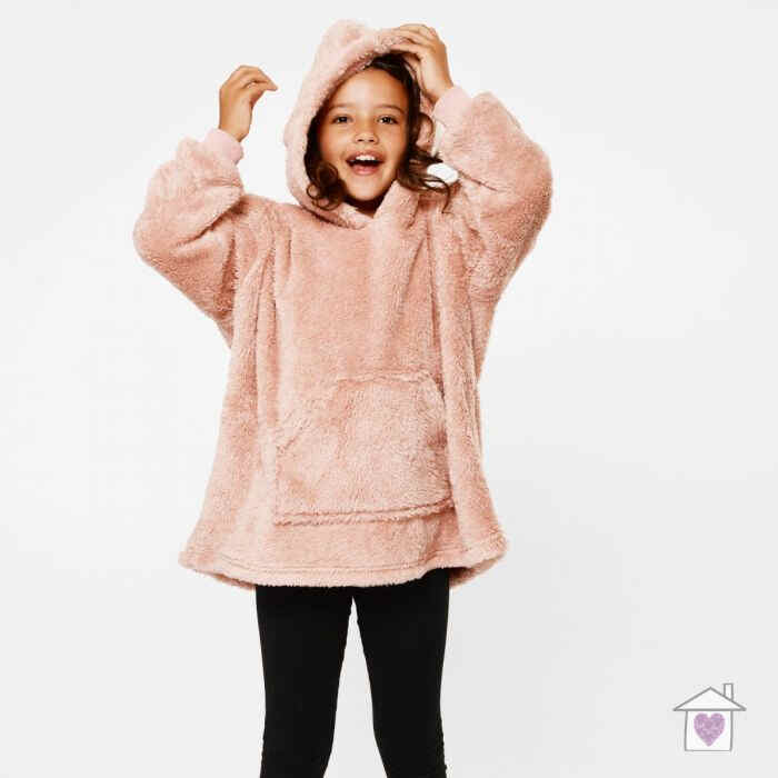 Kids Fleece Hooded Blanket - Image 3
