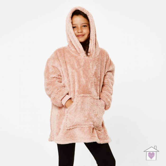 Kids Fleece Hooded Blanket - Image 4