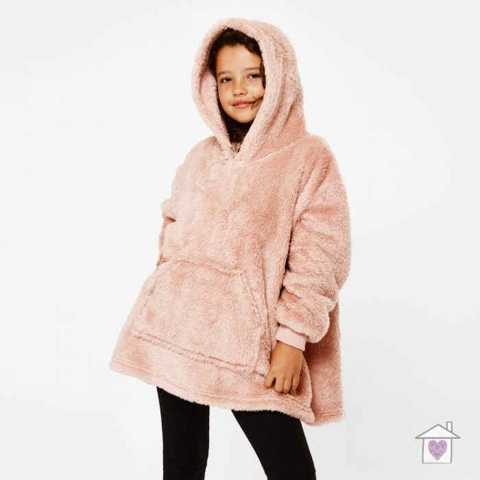 Kids Fleece Hooded Blanket - Image 5