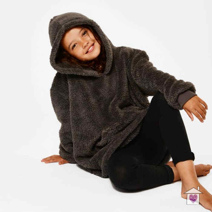 Kids Fleece Hooded Blanket - Image 7