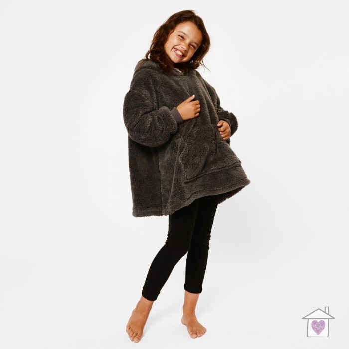 Kids Fleece Hooded Blanket - Image 8