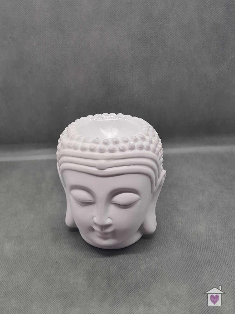 White Buddha Head Oil Burner - Image 4