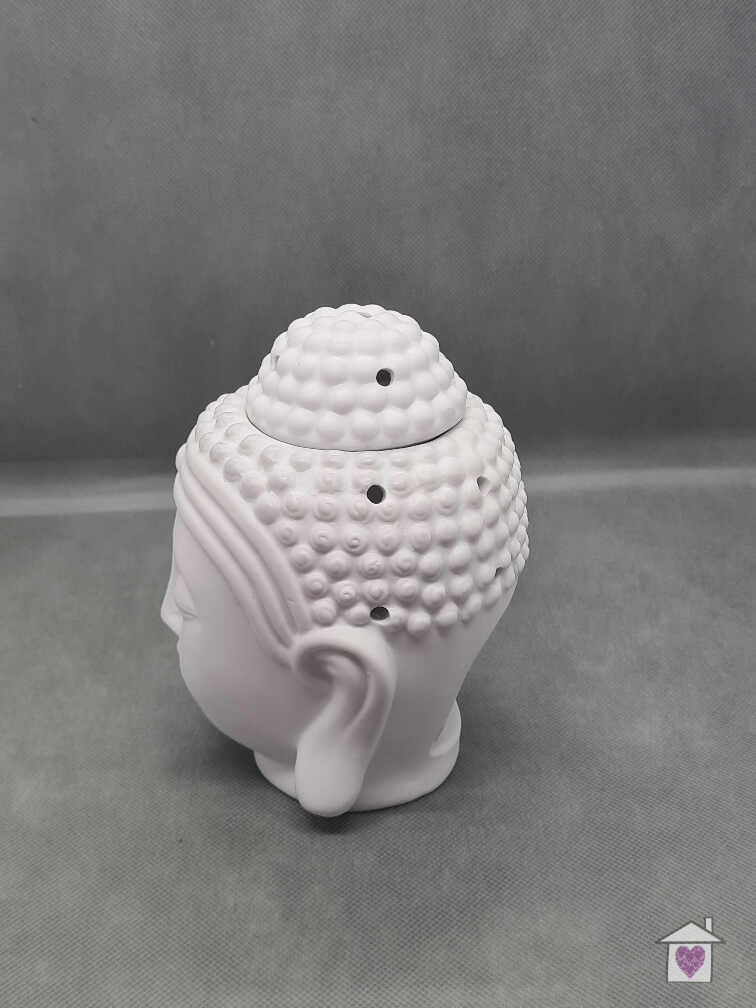 White Buddha Head Oil Burner - Image 5